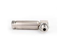Laiteaolin Car O2 Oxygen Sensor Extension M18X1.5 Connector Universal Catted 90 Degree Angled Extender Interval Spacer