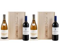 Laithwaites Luxury Wine Gift Set (French Red and White Duo) With Wooden Gift box, 2 x 750ml Bottles, 12.5% ABV (Pack of 2)
