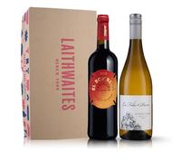 Laithwaites Red and White Wine Gift Set (Discovery Duo) 1 Spanish Red and 1 French White With Gift Box, 11-13% ABV