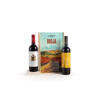 Laithwaites Red Wine Gift Set (Rioja Regional Duo) - Red Wine Selection Box in Wooden Box - Altos de la Guardia Crianza & Vina Bujanda Tinto Joven Rioja - 2 x 750ml Bottles