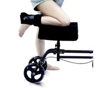 LaitoFame Knee Scooter Pad Cover with Removable Soft Velvet and 2inch Highly Elastic Comfort Memory Foam, Knee Walker Cushion for Foot Surgery and Walker Accessory for Knee Roller - Universal Fit