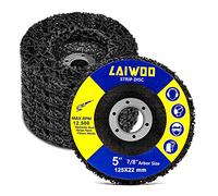 LAIWOO Strip Discs for Angle Grinder Stripping Wheel, 5" Paint Stripper Abrasive Wheel Disc Clean and Remove Paint Coating Rust Welds Oxidation