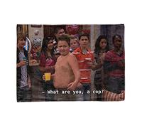 LAIX Gibby What are You, A Cop? Tapestry, Funny Flag for College Dorm, Available in Sizes from 40" to 90", Skin-Friendly Soft High-Definition Meme Tapestry(Size:60"×40")