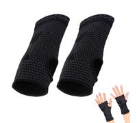 LAIXIABAO 2pcs Copper Compression Wrist Brace Wrist Support Sleeve Left Right Palm Hand Support Brace for Improve Circulation Sport Sprains Pain Relief Injury Recovery