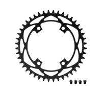 laiyonggr 110 bcd 4 bolt chainring Compatible for shimano grx fc rx600 rx810 round oval narrow wide chainring 36 40t 42t 46t 48t 50t 52t(Round 44T)