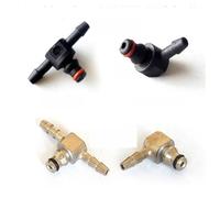 laiyonggr 1pc Compatible for Bosch Injector Oil Return Elbow Two-Way Common Rail Oil Return Pipe Plug Connector(Metal A)