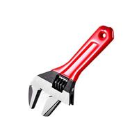 LAJHDCG Adjustable Wrench Oversized Open Bathroom Wrench Mini Large-Diameter Adjustable Short Handle 1 Pcs 6/8"(Red,6inch)
