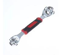 LAJHDCG Multipurpose Wrench with 360 Degree Rotation 52/48 in 1 Hand Spline Bolts Sleeve Works Multi-Tool Set Universal Ratchet Socket(8 in 1-12-19mm)