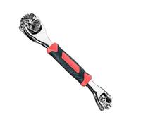LAJHDCG Multipurpose Wrench with 360 Degree Rotation 52/48 in 1 Hand Spline Bolts Sleeve Works Multi-Tool Set Universal Ratchet Socket(52 in 1-8-19mm)