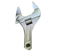 LAJHDCG Ultra-Thin Adjustable Wrench, Large Opening, Short Handle, Mini Monkey Wrench, Rubber-Coated Key, Suitable for Bathroom Tools.(8inch 185mm)