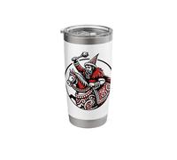 Lajkonik Polish Folklore Krakow Tradition Design Stainless Steel Insulated Tumbler