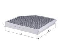 Knecht Filter Cabin Filter LAK 667 – Activated Carbon – for Audi, Bentley