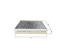 LAK 923 Cabin Air Filter Fits Alpine A290 A110 2 Dacia Duster Jogger By Mahle