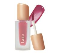 Laka Fruity Glam Tint, 4.5g/0.15 oz., Glowing Lip Stain with Wide Color Spectrum, Hydrating & Lightweight Texture, Long-Lasting Bold Stain, Non-Sticky, Vegan, K-Beauty (#147 Currant)