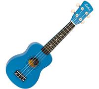 Laka Rainbow Series Soprano Ukulele & Carry Bag ~ Blue