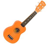 Laka Rainbow Series Soprano Ukulele & Carry Bag ~ Orange