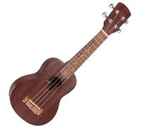 Laka Sapele Series Soprano Ukulele & Bag ~ Chocolate