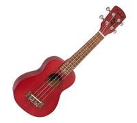 Laka Soprano Ukulele & Bag - Red, Red