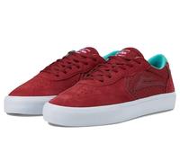 Lakai Atlantic Vulc Mens Skate Shoes - High Performance Skateboarding Shoes, Red Suede, 11 UK