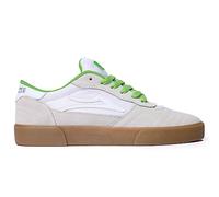 Lakai Cambridge SMU White/UV Green Suede Shoe - UK 10