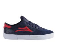 Lakai Men’s Cambridge Low-Top Skateboarding Shoe, Navy/Red Suede, 10 UK