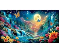 Lake-and-Mountain-Illusion 1000 Pieces Jigsaw Puzzles for Adults Family Challenge Toys Jigsaw Puzzle Home Decoration for Adults and Kids Age 12 Years Up 75x50cm/1000pcs