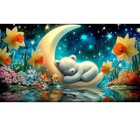 Lake-and-Mountain-Illusion Jigsaw Puzzles 1000 Pieces Fun and Challenging Family Game Puzzle Game Great Gift Idea for The Whole for Women, Gifts for Men 38x52cm/1000pcs