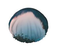 Lake and Sunset shower caps with double layer hold your hair well whether it is showering or bathing.