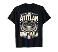 Lake Atitlan Guatemala Cream Emblem Travel Souvenir T-Shirt