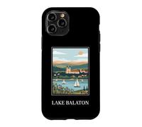 Lake Balaton Hungary Sailing Retro Travel Design Case for iPhone 11 Pro