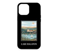 Lake Balaton Hungary Sailing Retro Travel Design Case for iPhone 12 Pro Max