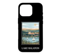 Lake Balaton Hungary Sailing Retro Travel Design Case for iPhone 16 Pro