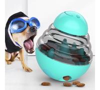 (lake blue) Hot-Selling Dog Toy: Puzzle Tumbler, Treat-Dispensing Slow Feeder Ball