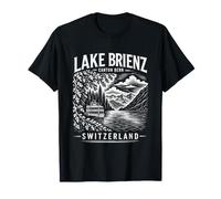 Lake Brienz, Canton Bern, Switzerland. Vintage Design T-Shirt