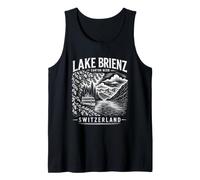 Lake Brienz, Canton Bern, Switzerland. Vintage Design Tank Top
