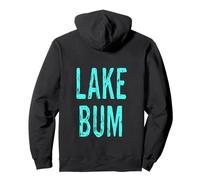 Lake Bum Lazy Life Boating Fishing Camping Fire Pit Campfire Pullover Hoodie
