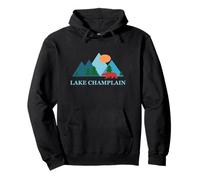 Lake Champlain Nature Art Vacation Design Pullover Hoodie