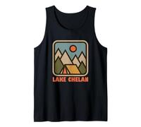 Lake Chelan Washington Nature Vacation Backpacking Souvenir Tank Top