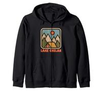 Lake Chelan Washington Nature Vacation Backpacking Souvenir Zip Hoodie