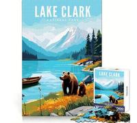 Lake Clark National Park 1000 Teenager Pieces Jigsaw Puzzle Reasoning Skill Light Enjoyment Sharp Cut Great Gift size 38x52cm