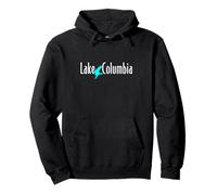 Lake Columbia Michigan - Minimalist Pullover Hoodie