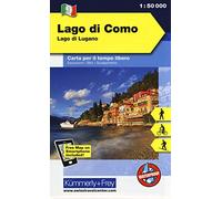 Lake Como 9 Lake Lugano k&f r/v wp: Wanderkarte (Outdoor maps Italy)