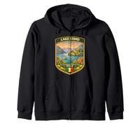 Lake Como Italia vacation to Lago di Como trip Zip Hoodie