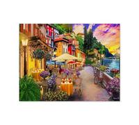 Lake Como,Italy landscape，Jigsaw Puzzles Puzzles for Adults Kids. 1000 Piece Impossible Challenge Toy Educational Game Home Decoration for Adults& Kids Age 14 Years Up 1000pcs（50x70cm）-E22
