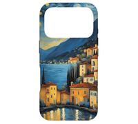 Lake Como Italy Van Gogh Travel Painting Retro Style Case for iPhone 17 Pro