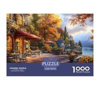 Lake Como Jigsaw Puzzles Puzzle for Adults Kids. 1000 Pieces Whimsical Challenge Toy Educational Games Home Decoration for Educational Games Gifts 70x50cm/1000pcs