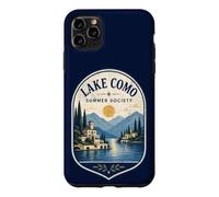 Lake Como Summer Society Italy Vintage Emblem Case for iPhone 11 Pro Max