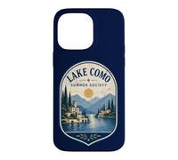 Lake Como Summer Society Italy Vintage Emblem Case for iPhone 14 Pro Max