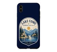 Lake Como Summer Society Italy Vintage Emblem Case for iPhone XS Max