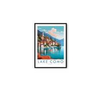 Lake Como Travel Print, Lake Como Travel Poster, Italy Print, Travel Decor, Popular Print, Birthday Gift, 6x4/7x5/8x10/A3/A4 (8x10 Inches Unframed)